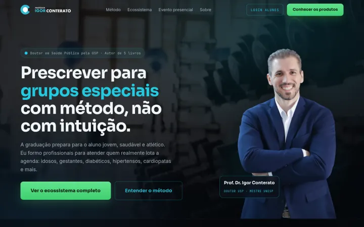 Site institucional do Prof. Igor Conterato